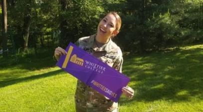 Student veteran Amber Doty '22