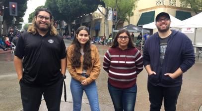 Film students in Uptown Whittier.