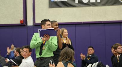 Students celebrating