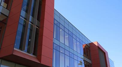 The renovated Science & Learning Center (SLC) 
