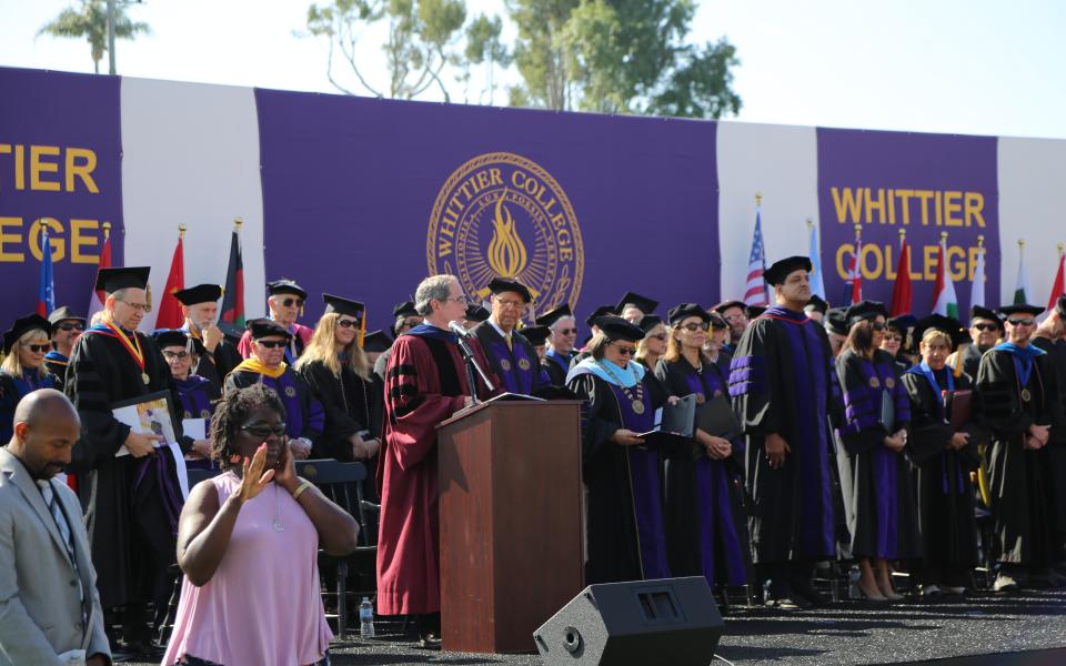 Commencement stage