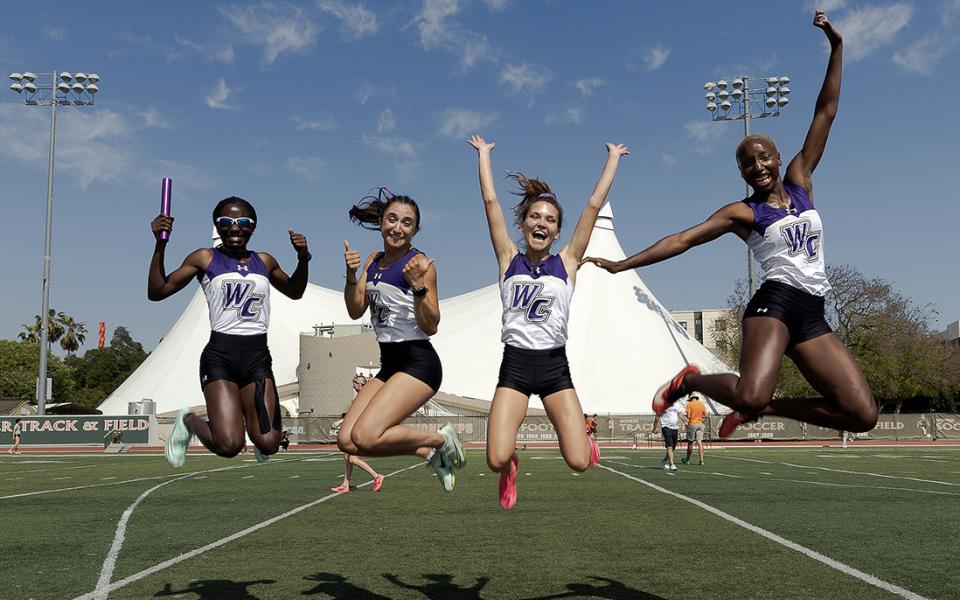 Four student athletes