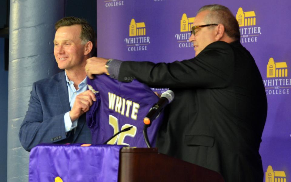 Scenes from the Whittier College football kickoff reception, Friday, Feb. 21, 2025.