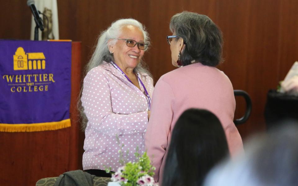 Participants talking