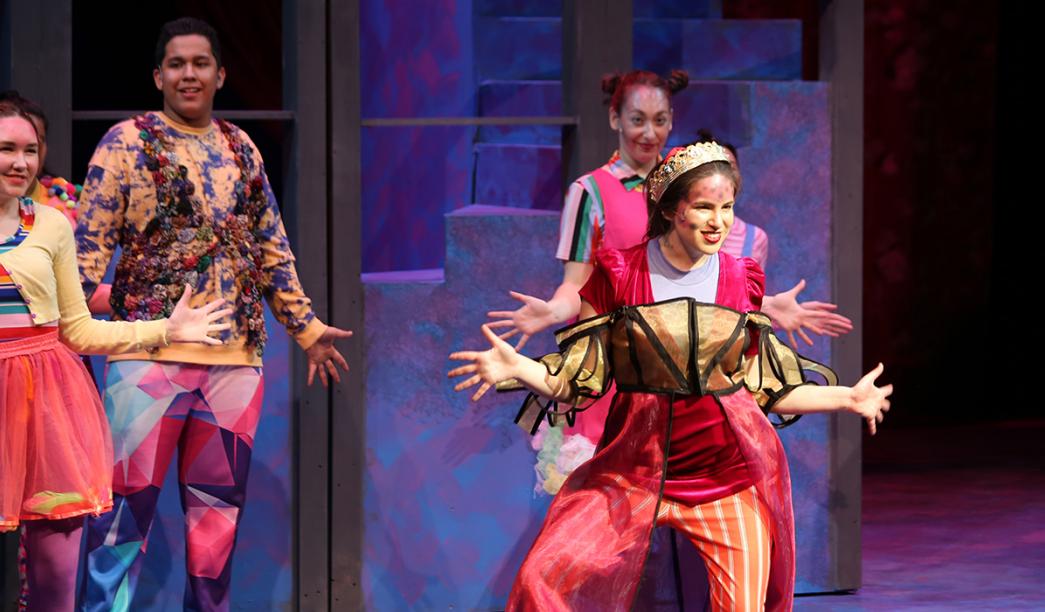 Students perform in 'Pippin'